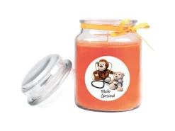 HS Candle Windlichter^Duftkerze & Glas Genesung Honigmelone Orange