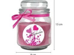 HS Candle Kerzen^Duftkerze & Glas Danke Lila Lavendel