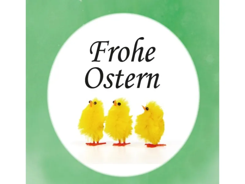 HS Candle Ostern^Duftkerze & Glas Frohe Ostern Bonbon Ø10 cm Coconut Limes Küken