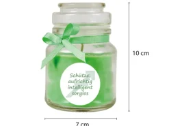 HS Candle Windlichter^Duftkerze & Glas Sternzeichen Coconut Limes 30 Stunden Schütze
