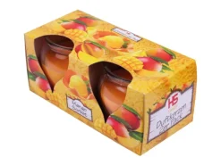 HS Candle Windlichter^Duftkerze Creation Kerzen 2er Pack Mango Sorbet