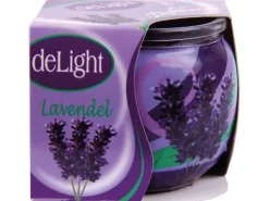 HS Candle Windlichter^Duftkerze Motiv 6er Pack Lavendel