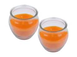 HS Candle Windlichter^Duftkerzen Creation 10er Pack Mango Sorbet
