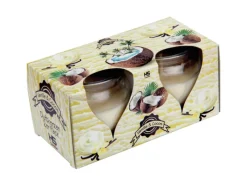 HS Candle Windlichter^Duftkerzen Creation 10er Pack Vanille Cocos