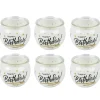 HS Candle Duftkerzen Sprüche 6er Pack Happy Birthday