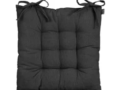 In the Mood Kissen^Paddy Sitzkissen Schwarz 46 x 46 x 7 cm (LxBxH)