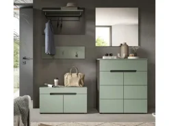 Inn.Furn Möbelserien^Garderoben-Set 5-teilig in Salbei und Grau 175 cm Cooper