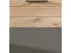 Inn.Furn Vitrine Eiche Grau 57 x 200 cm mit Soft-Close Tomaso