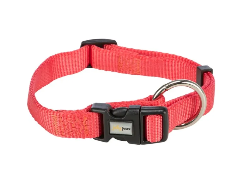 Jollypaw Halsband 22 - 35 cm x 10 mm Lachs