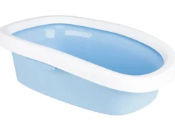 Jollypaw Katzentoilette 38 cm × 17 cm × 58 cm Blau/Weiß