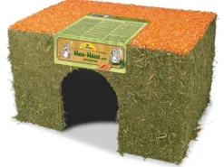 Kleintierbedarf^JR Farm Heu-Haus Karotte Groß 600 g