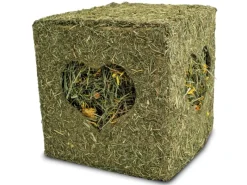 Kleintierbedarf^JR Farm Heuwürfel Blüten Groß 450 g