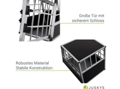 Juskys Alu Hundetransportbox M