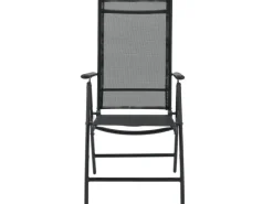 Juskys Stühle^Aluminium Gartengarnitur Milano 9 Teilig mit Tisch und 8 Stühlen