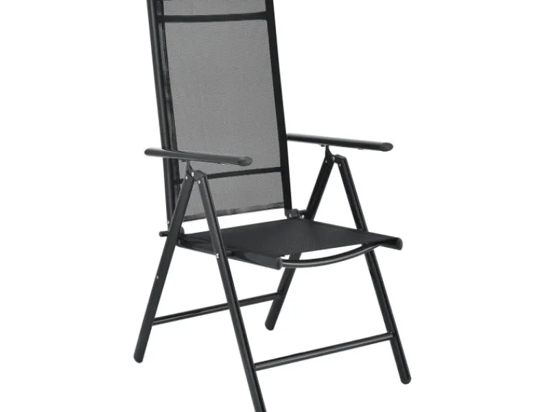 Juskys Stühle^Aluminium Gartengarnitur Milano 5 Teilig mit Tisch und 4 Stühlen