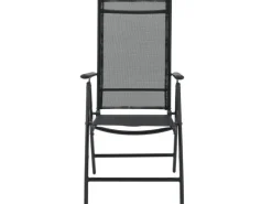 Juskys Stühle^Aluminium Gartengarnitur Milano 5 Teilig mit Tisch und 4 Stühlen