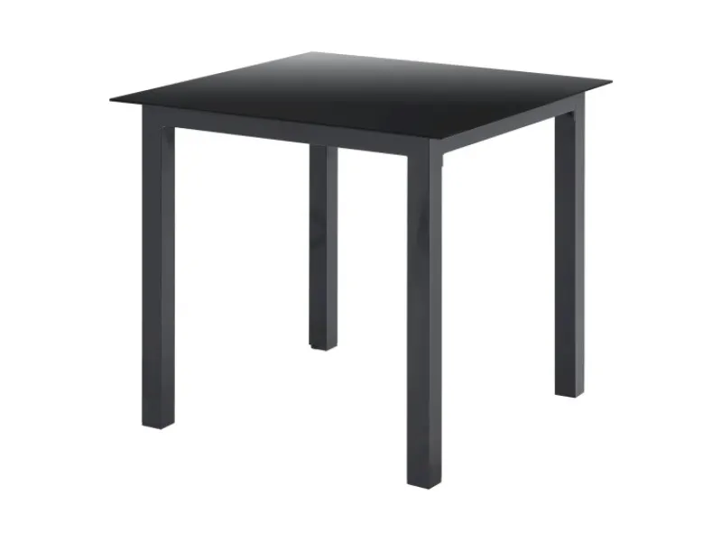 Juskys Stühle^Aluminium Gartengarnitur Milano 5 Teilig mit Tisch und 4 Stühlen