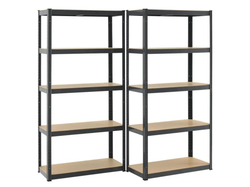 Juskys 3er Regalsystem 1 Corner und 2 Basic Insgesamt 15 Böden mit 2625 kg Tragkraft