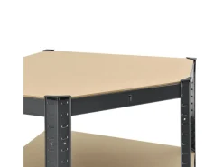 Juskys 3er Regalsystem 1 Corner und 2 Basic Insgesamt 15 Böden mit 2625 kg Tragkraft