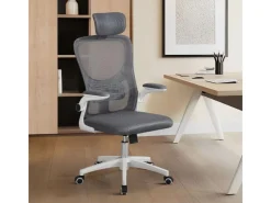 Juskys Ergonomischer Bürostuhl Baltimore Grau