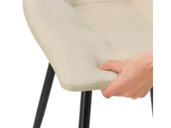 Juskys Stühle^Esszimmerstuhl Blanca 6er Set mit Samt