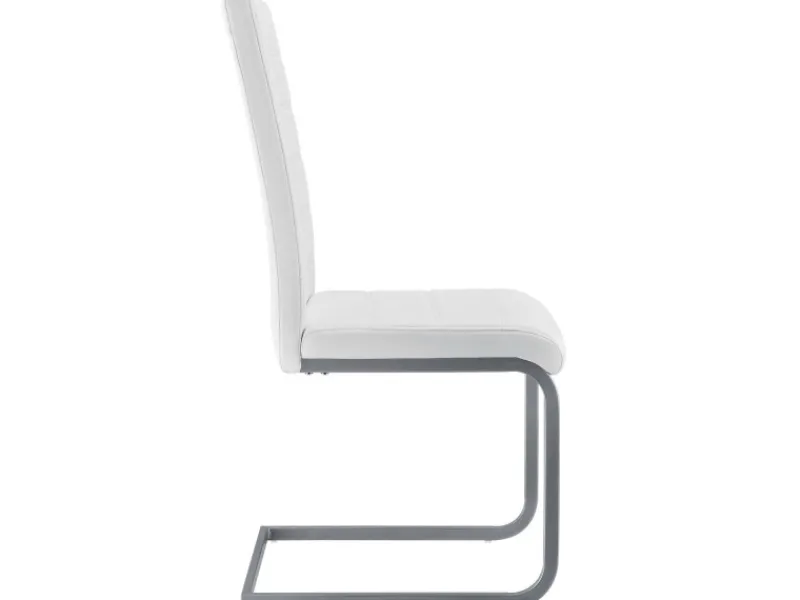 Juskys Stühle^Freischwinger Stuhl Vegas 2er Set aus Kunstleder