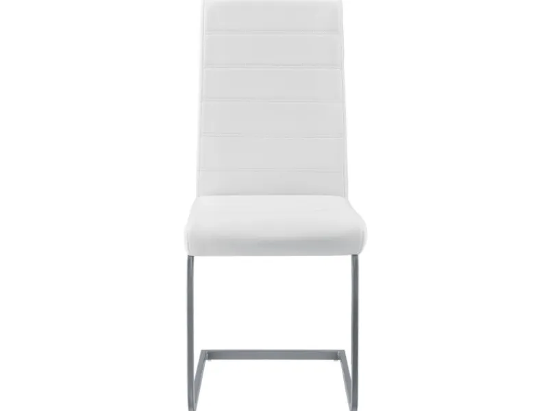 Juskys Stühle^Freischwinger Stuhl Vegas 2er Set aus Kunstleder