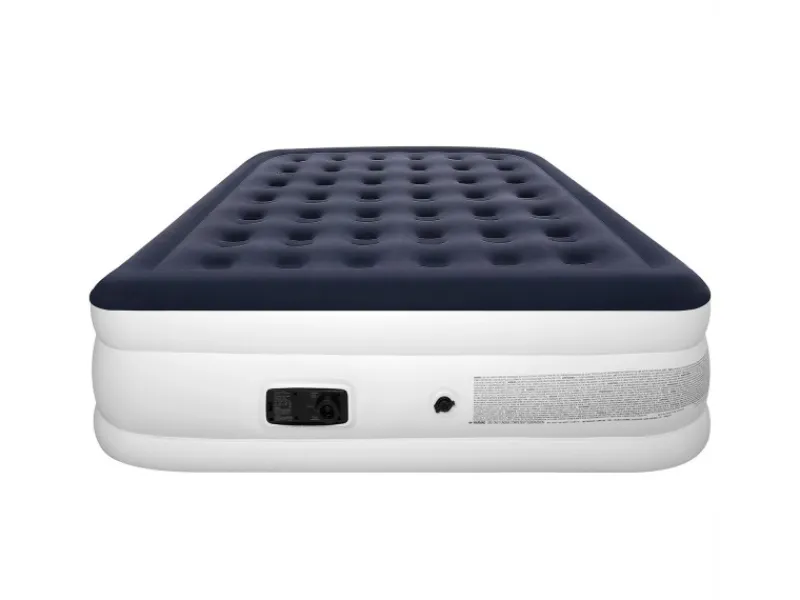 Juskys Luftbett Sapri L Blau Weiß