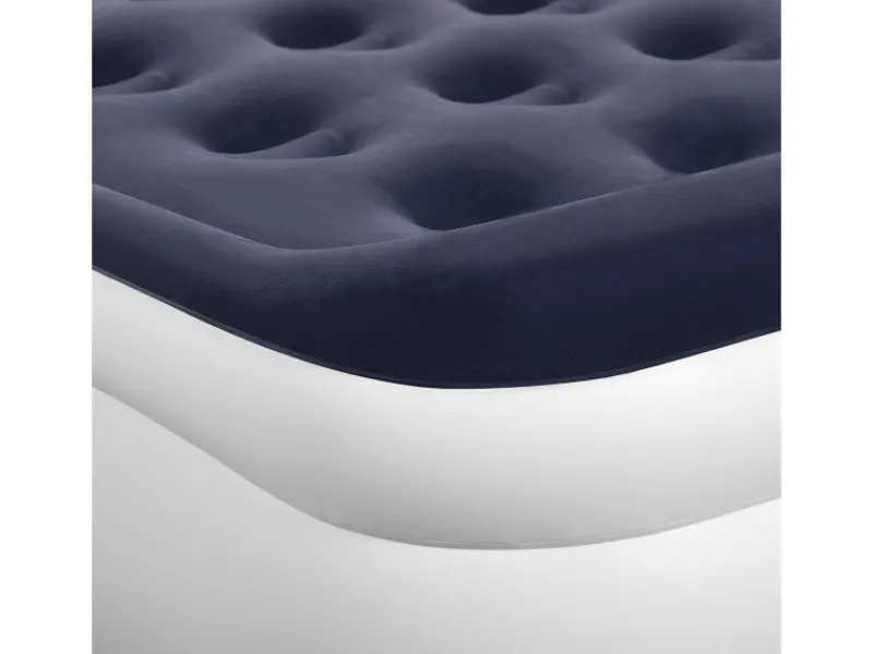 Juskys Luftbett Sapri L Blau Weiß