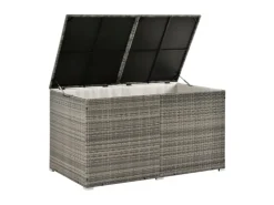 Juskys Polyrattan Gartenmöbel Auflagenbox Ikaria mit Innenplane in