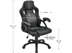 Juskys Stühle^Racing Schreibtischstuhl Montreal