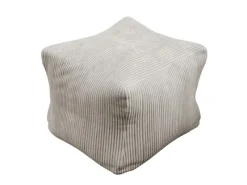 Juskys Sitzsäcke|Hocker^Sitzsack Chillex mit Hocker L in Stoff Cord