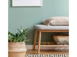 Karat Sitzbänke^Bambus Sitzbank Montana Schuhregal mit Stauraum und Sitzkomfort 34 x 90 x 45 cm