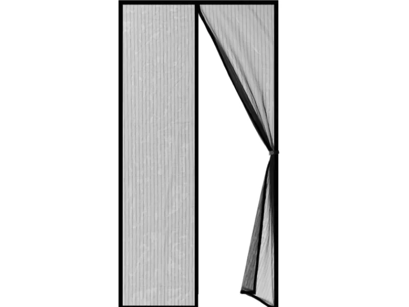 Karat Fliegengitter Sam Gestreift Klebemontage Klettverschluss 100 x 220 cm