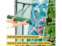 Karat Rollos^Gewächshaus Botanika Robust und Witterungsbeständig Eckig 100 x 150 x 50 cm