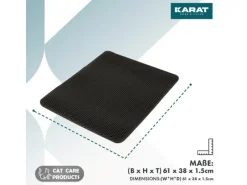 Karat Katzenstreumatte Charly in Wabendesign Abwaschbar 61 x 38 cm