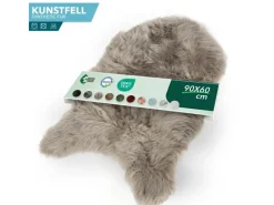 Karat Sofas^Kunstfell Nelly Flauschiges Dekofell Individuell Einsetzbar Dark