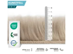 Karat Sofas^Kunstfell Nelly Flauschiges Dekofell Individuell Einsetzbar Dark