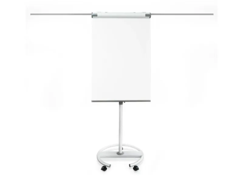 Karat Mobiles Flipchart Shark Premium mit Rollenfuß und 2 Papierhaltern 73 x 104 cm