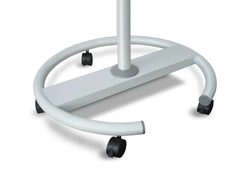 Karat Mobiles Flipchart Shark Premium mit Rollenfuß und 2 Papierhaltern 73 x 104 cm