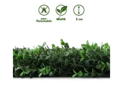Karat Kunstpflanzen^Pflanzenwand Buxus Kunstpflanze zur Dekoration 50 x 50 cm