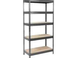 Karat Schwerlastregal^Schwerlastregal Grizzly Anthrazit-Grau Traglast 1250 kg 200 x 120 x 60 cm