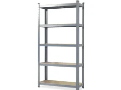 Karat Schwerlastregal^Schwerlastregal Grizzly - Anthrazit-Grau - Traglast 1250 kg - 220 x 120 x 60 cm