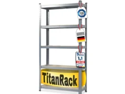 Karat Schwerlastregal^Schwerlastregal Grizzly Anthrazit-Grau Traglast 875 kg 180 x 120 x 45 cm