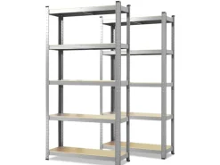 Karat Schwerlastregal Lakota 2er Set Traglast bis 875 kg 200 x 100 x 50 cm