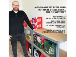 Karat Schwerlastregal Lakota 2er Set Traglast bis 875 kg 180 x 90 x 40 cm