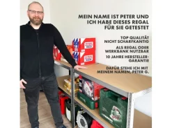 Karat Metallregale|Kellerregale^Schwerlastregal Verzinkt Traglast 875 kg 180 x 90 x 60 cm