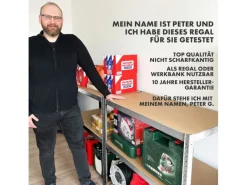 Karat Schwerlastregal Verzinkt Traglast 1250 kg 200 x 120 x 60 cm