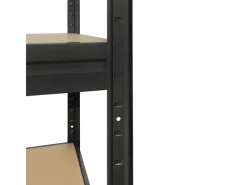 Karat Schwerlastregal^Schwerlastregal Weitspannregal - Schwarz - Gesamtlast 1200 kg - 177 x 200 x 60 cm