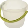 Keeeper Malerbedarf|Reinigung^Eimer Mika mit integrierter Mess-Skala 5 l Transparent